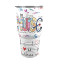 30oz Nurse Tumbler, Tumbler, Nurse Tumbler 30oz Insulated Stainless Steel Mobile Tumbler