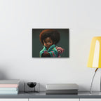 Cute Afro Girls Canvas, Canvas for Home Decor, Wall Decoration, Girl Canvas
