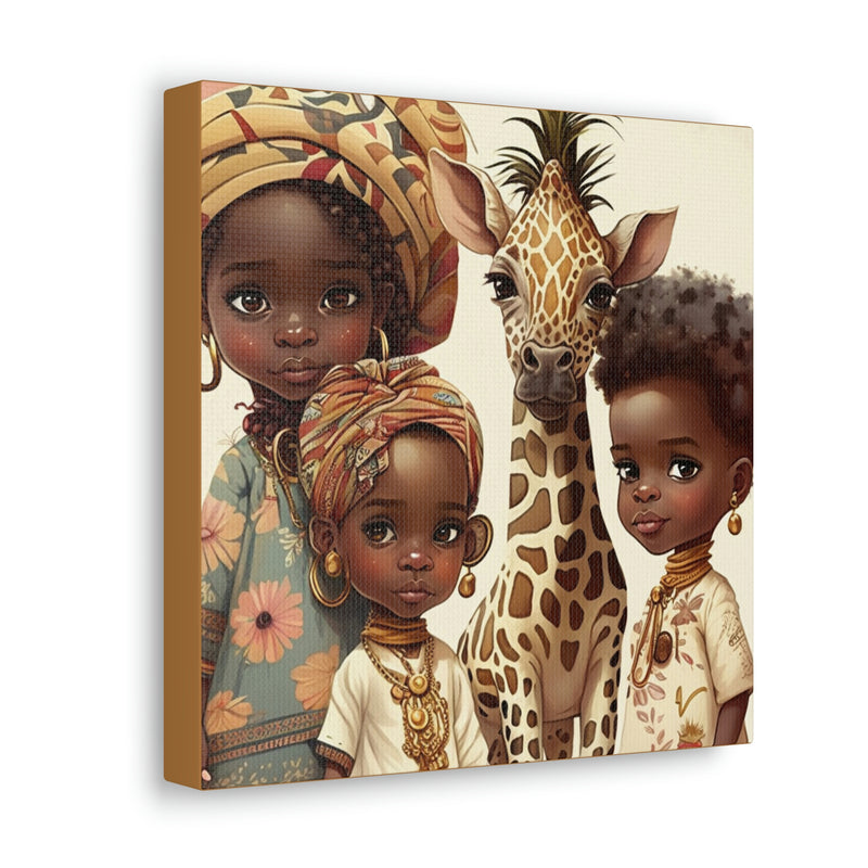 African Canvas, Canvas for Home Decor, Wall Decoration, Housewarming Gift