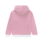 Pink and White Hoodie Big Girls' Long Sleeve Hoodie