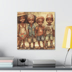 African Canvas, Canvas for Home Decor, Wall Decoration, Housewarming Gift,