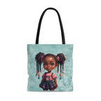 Tote Bag, Spring Tote, Afro Girls Tote