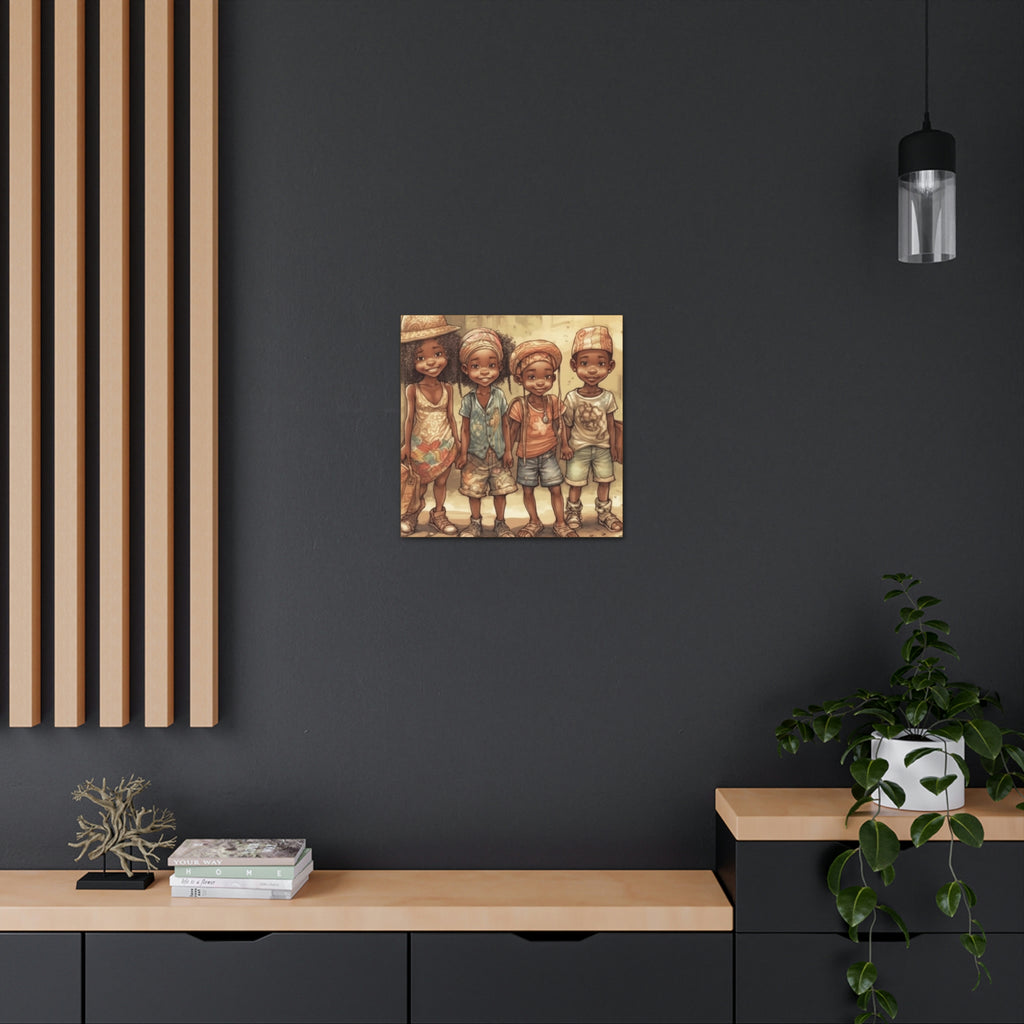 African Canvas, Canvas for Home Decor, Wall Decoration, Housewarming Gift,