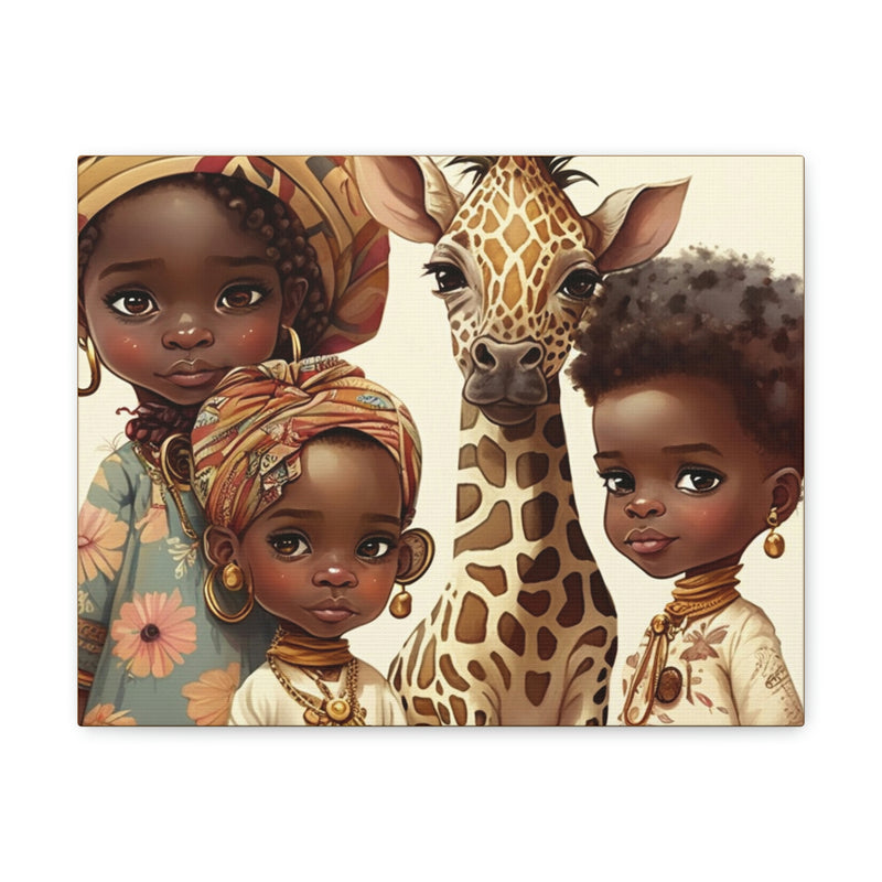 African Canvas, Canvas for Home Decor, Wall Decoration, Housewarming Gift