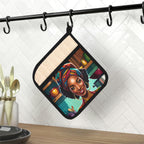 Pot Holder with Pocket, Colorful Pot Holder, African American