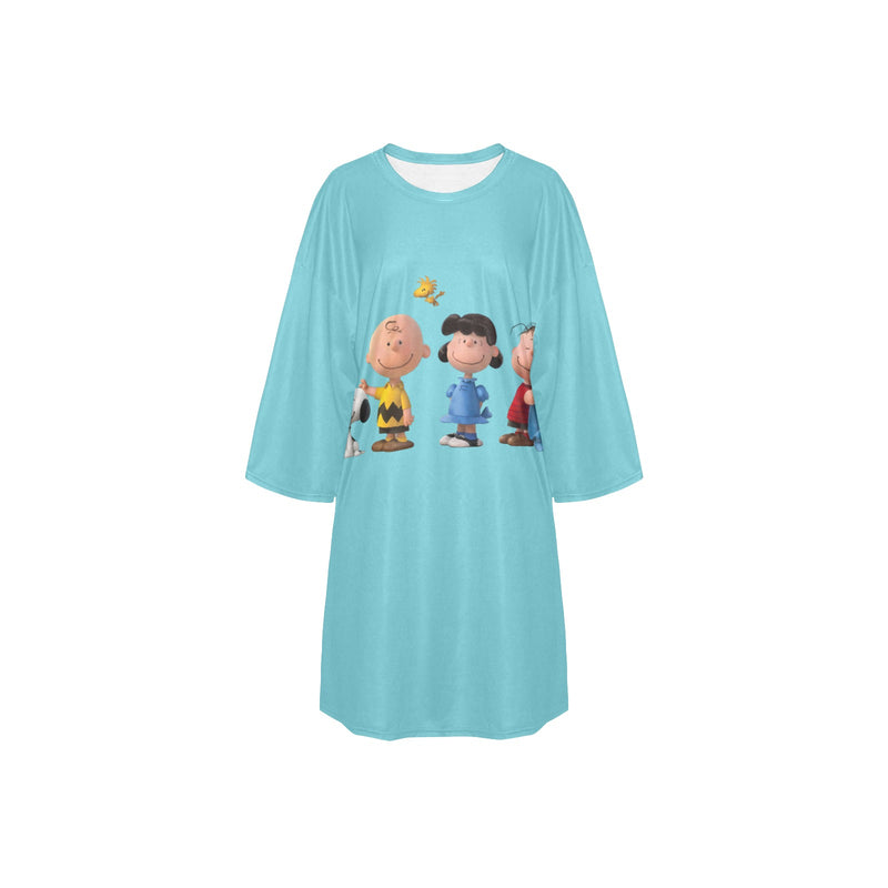 Women's Oversized Pajamas, Sleep Tee Pajamas