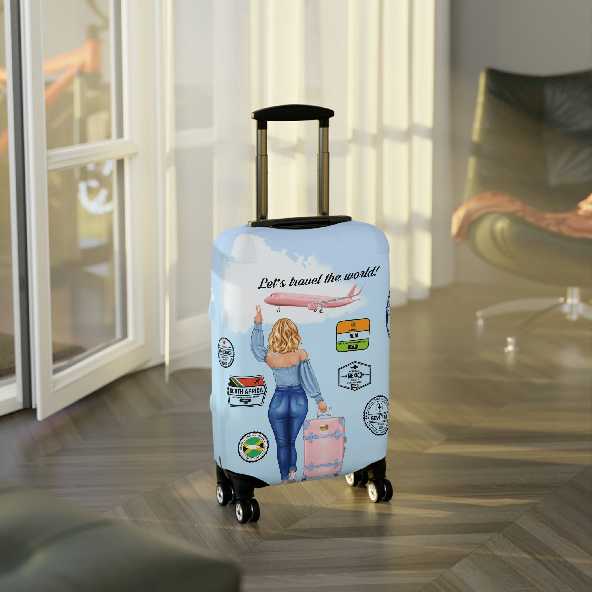 Luggage Cover, Luggage Protector, Suitcase Protector, Travel Suitcase Cover