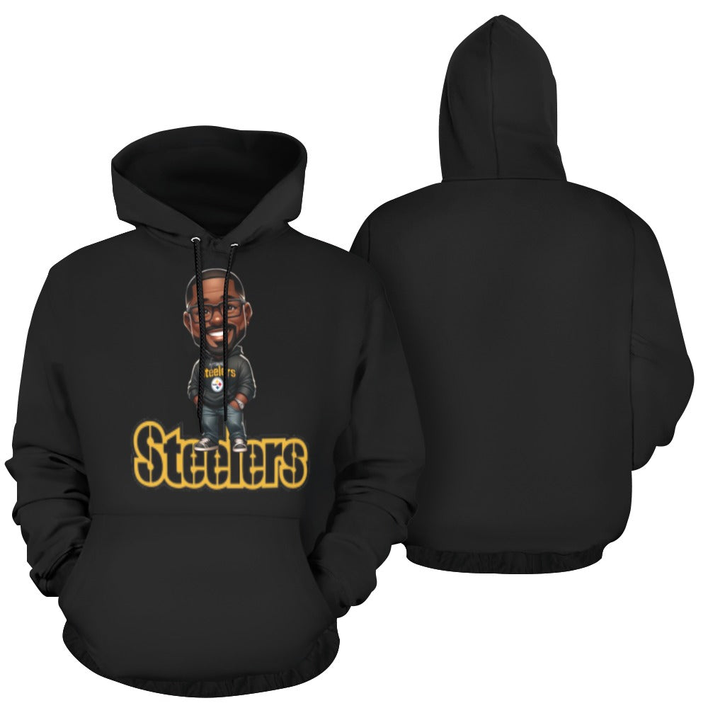 Steelers All Over Print Hoodie for Men (USA Size)