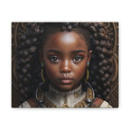 Afro Girl Canvas, African Canvas, Canvas for Home Decor, Wall Decoration, Housewarming Gift, Girl Canvas