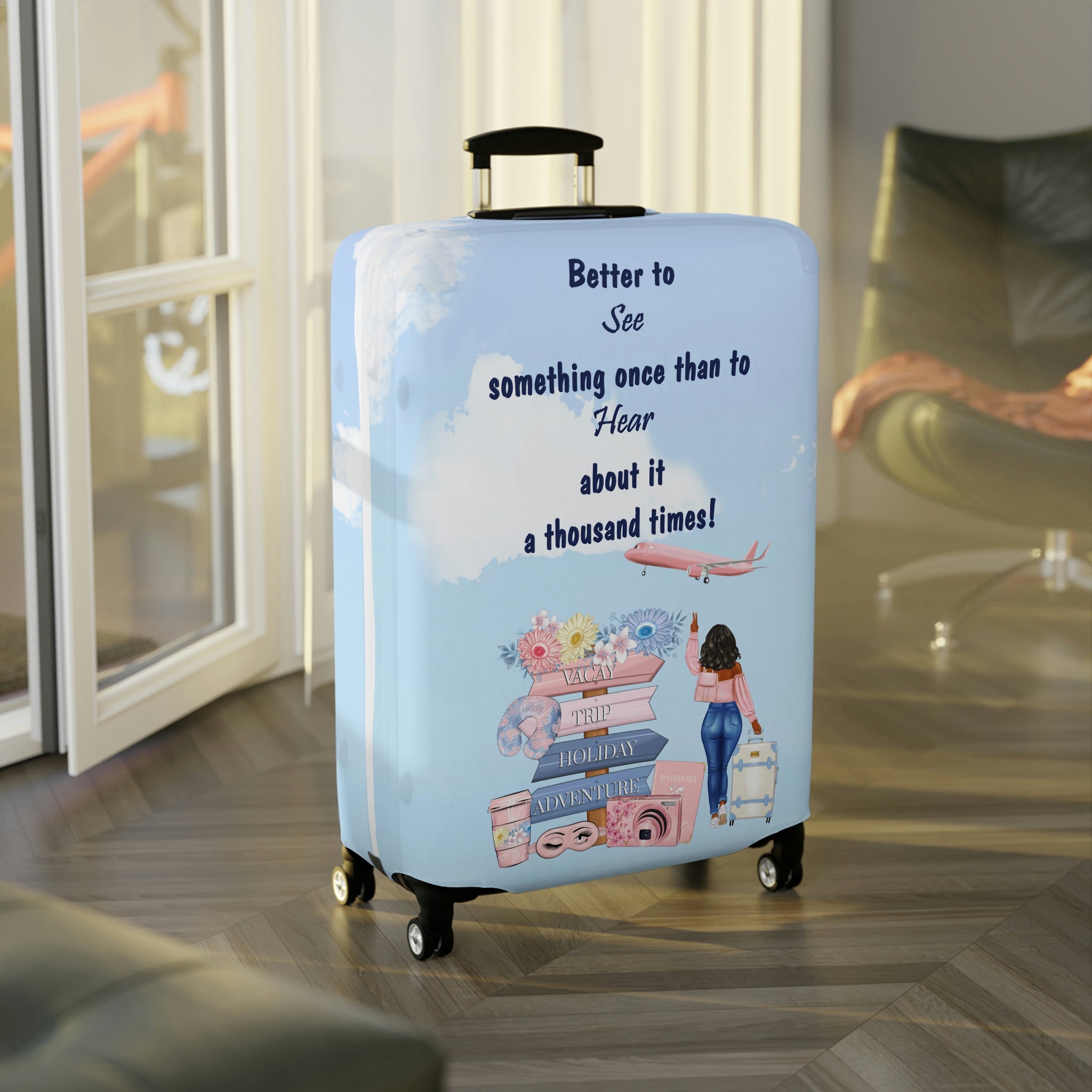 Luggage Cover, Luggage Protector, Suitcase Protector, Travel Suitcase Cover