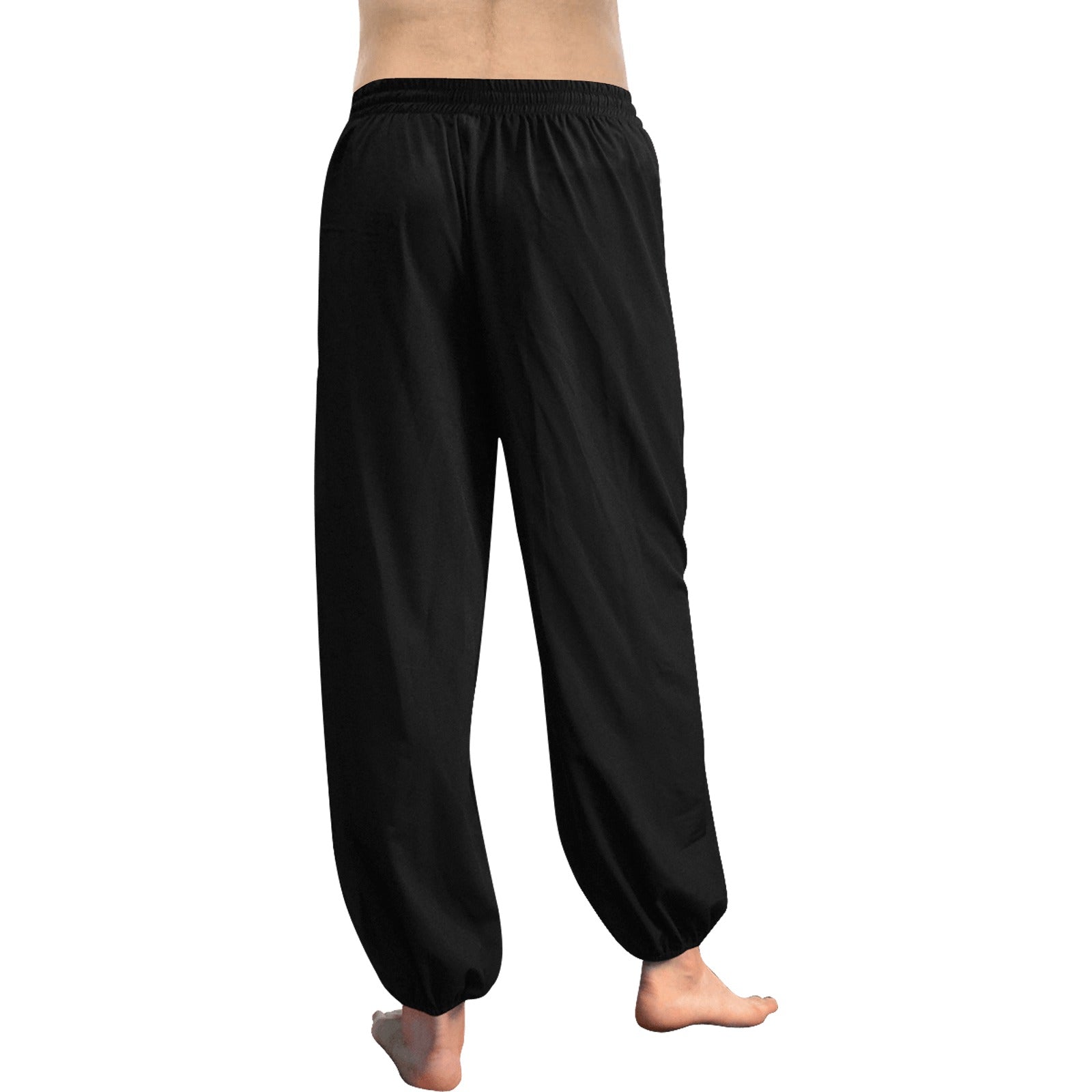 Black Women's All Over Print Harem Pants (Model L18)