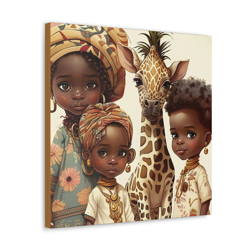 African Canvas, Canvas for Home Decor, Wall Decoration, Housewarming Gift