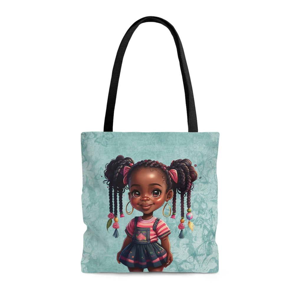 Tote Bag, Spring Tote, Afro Girls Tote