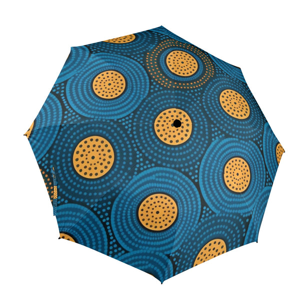 Shwe Shwe Design African Print Semi-Automatic Foldable Umbrella