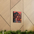 A Merry Heart, Canvas Gallery Wraps, Black Women