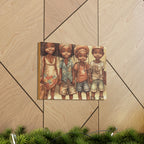 African Canvas, Canvas for Home Decor, Wall Decoration, Housewarming Gift,