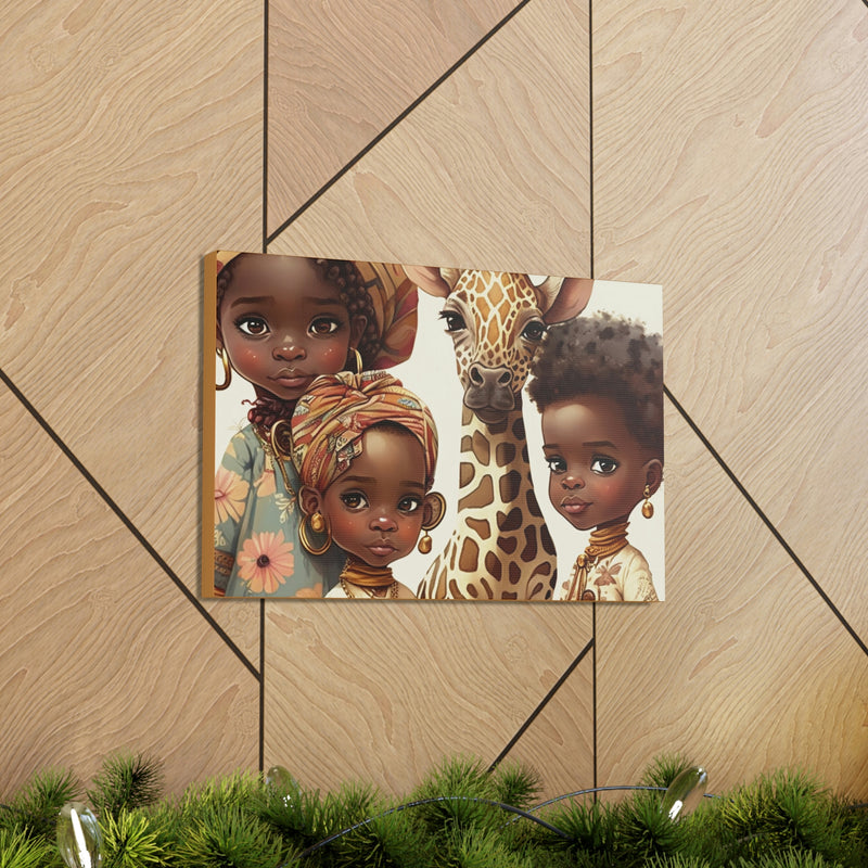 African Canvas, Canvas for Home Decor, Wall Decoration, Housewarming Gift