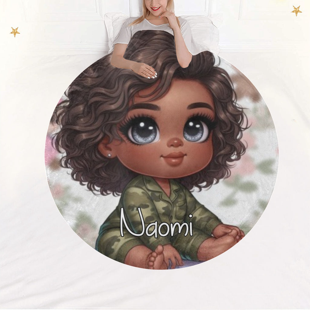 Camo Baby Circular Ultra-Soft Micro Fleece Blanket 60"