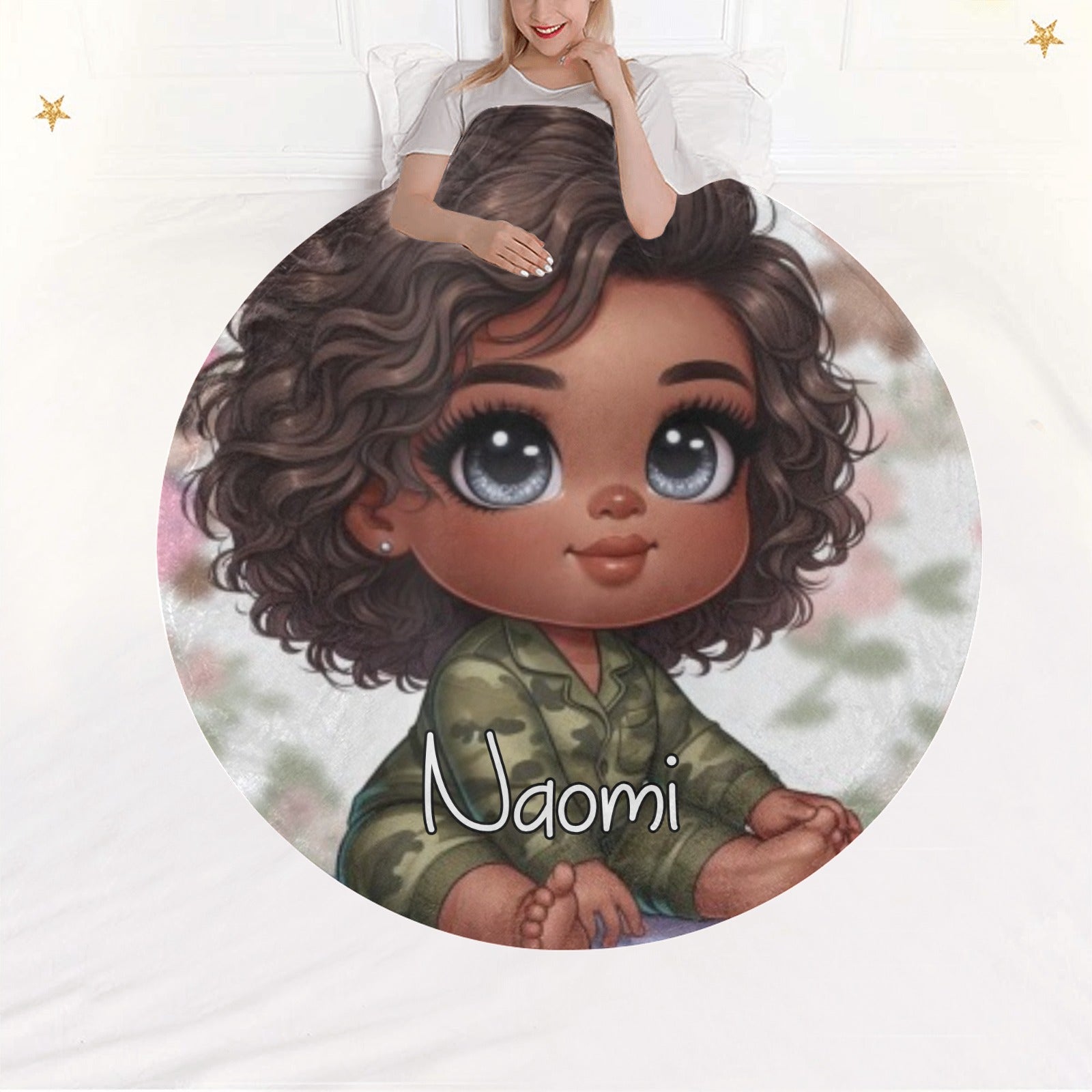 Camo Baby Circular Ultra-Soft Micro Fleece Blanket 60"