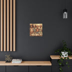 African Canvas, Canvas for Home Decor, Wall Decoration, Housewarming Gift,