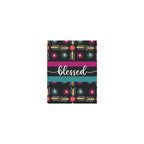 Aztec Design Black Frame Canvas Print 11"x14"
