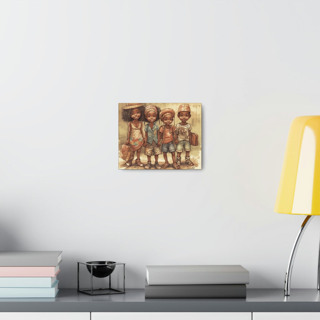 African Canvas, Canvas for Home Decor, Wall Decoration, Housewarming Gift,
