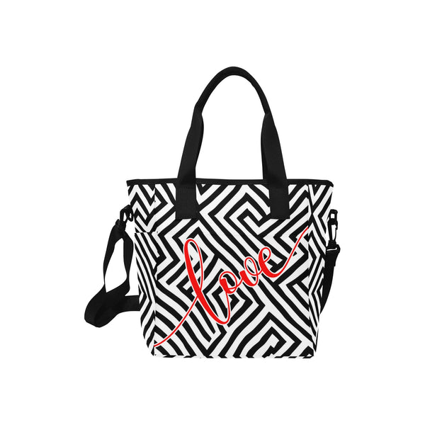 Love Tote Bag with Shoulder Strap (Model 1724)