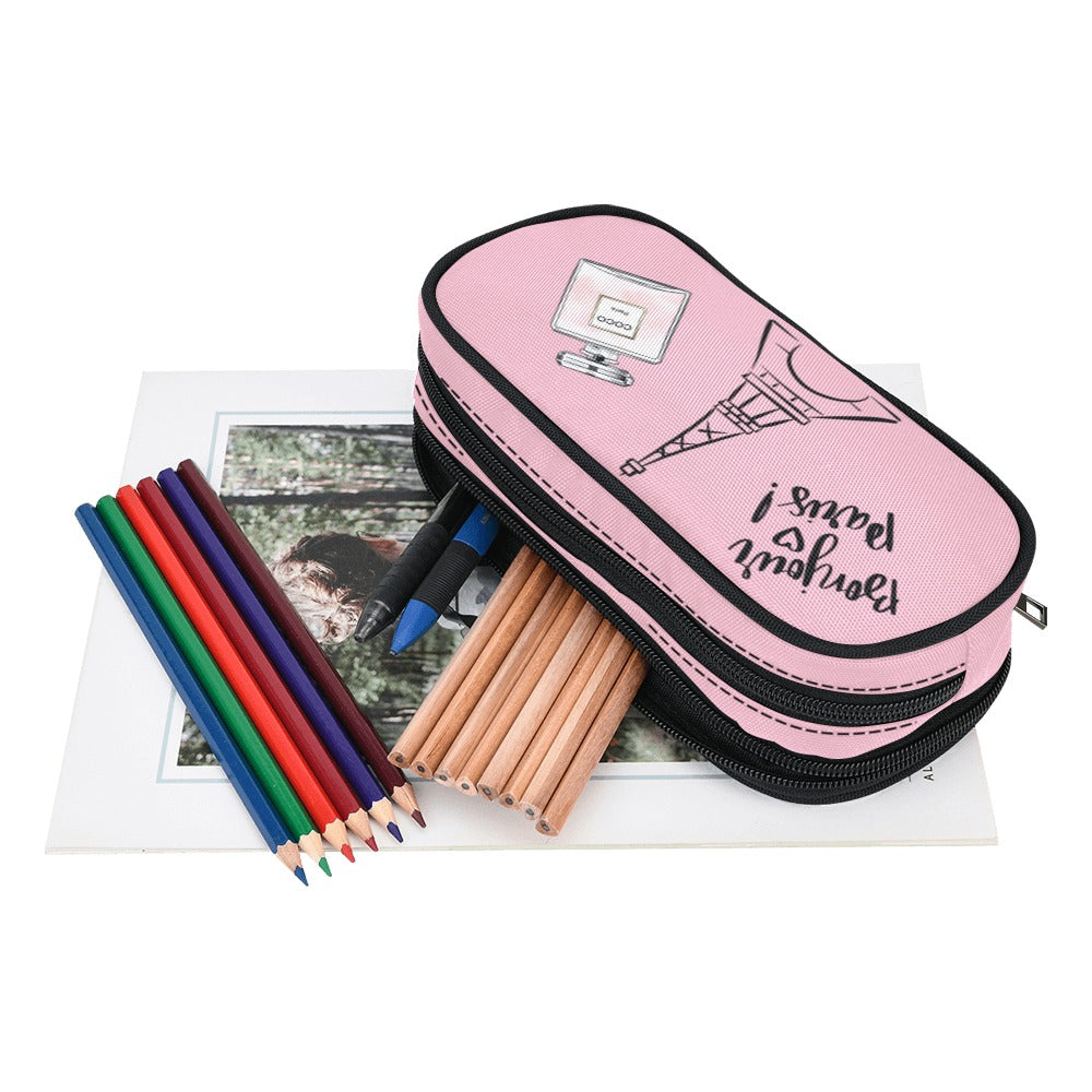 Paris Theme Print Pencil Pouch Pencil Pouch