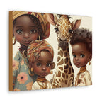 African Canvas, Canvas for Home Decor, Wall Decoration, Housewarming Gift