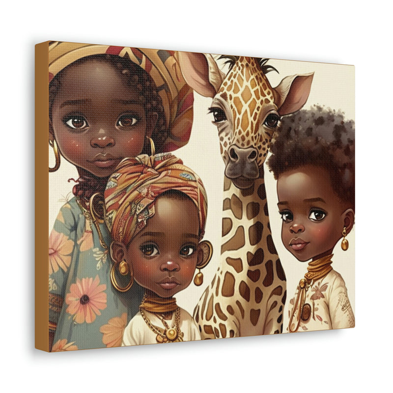 African Canvas, Canvas for Home Decor, Wall Decoration, Housewarming Gift