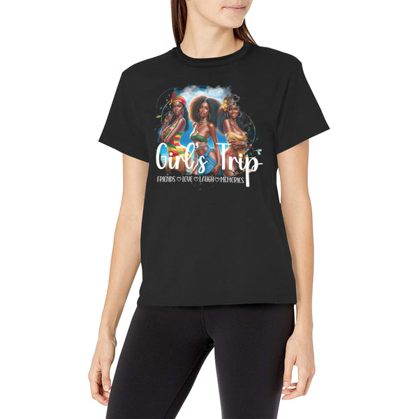 Girls Trip Women's All Over Print Crew Neck T-Shirt (Model T40-2)