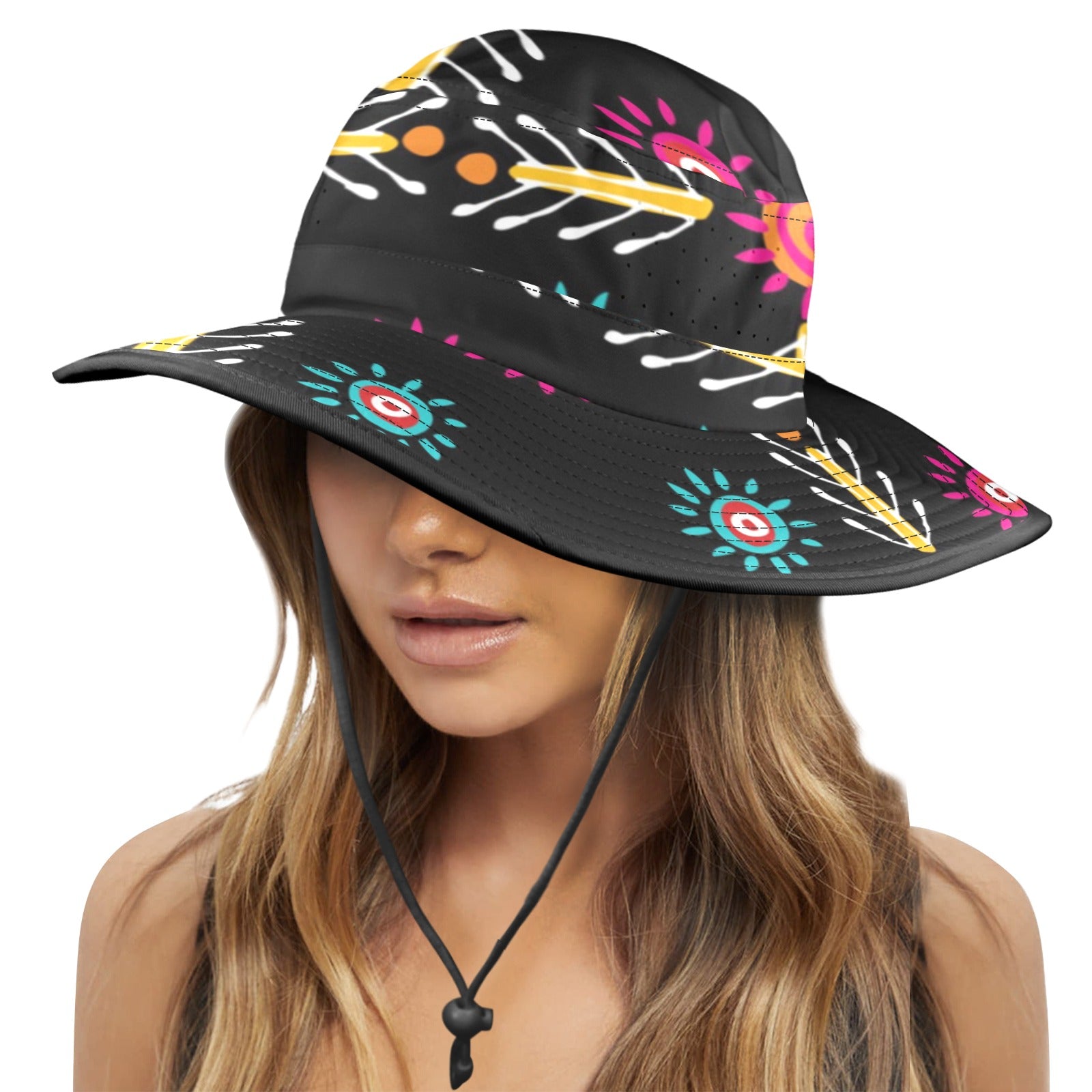 Aztec Design, shorts, tights, bucket hat, kimono set