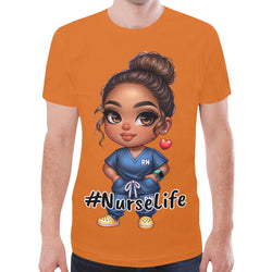 Nurselife_Orange2 New All Over Print T-shirt