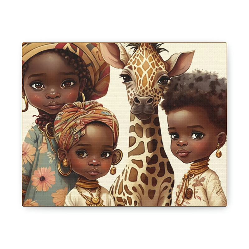 African Canvas, Canvas for Home Decor, Wall Decoration, Housewarming Gift