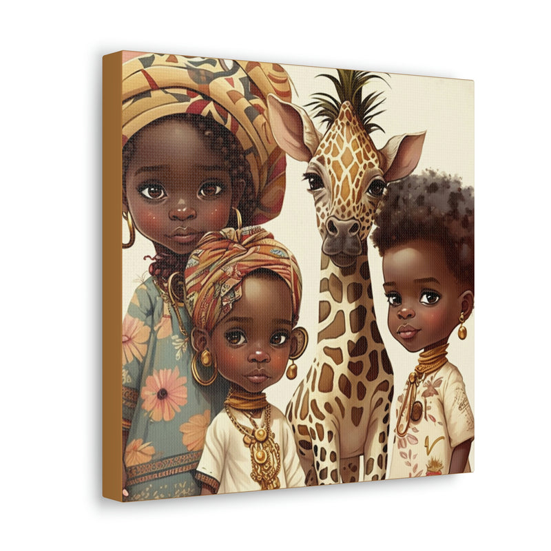 African Canvas, Canvas for Home Decor, Wall Decoration, Housewarming Gift