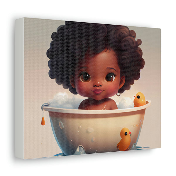 Canvas, Bath Time Canvas, Wall Decoration, Bathroom Painting