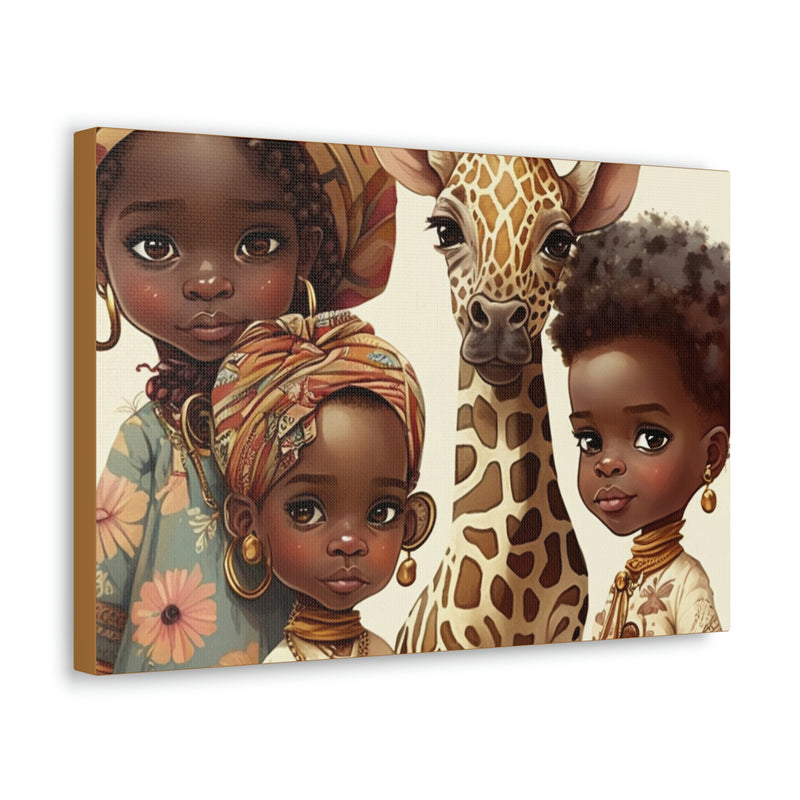 African Canvas, Canvas for Home Decor, Wall Decoration, Housewarming Gift