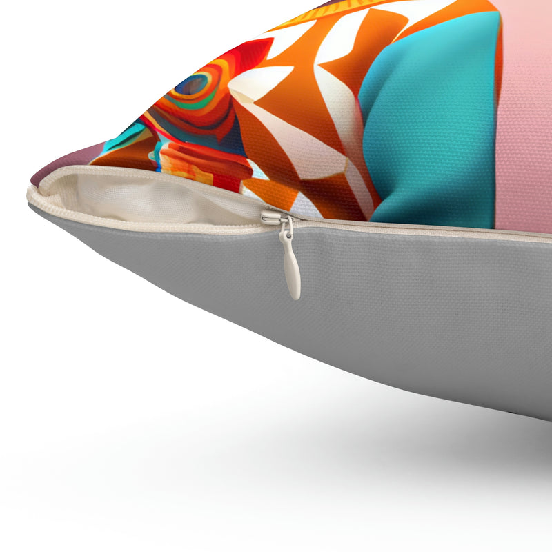 Pillow Cover, She is Clothed with Dignity and Strength, Spun Polyester Square Pillow, Bedroom pillow