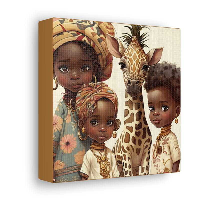 African Canvas, Canvas for Home Decor, Wall Decoration, Housewarming Gift