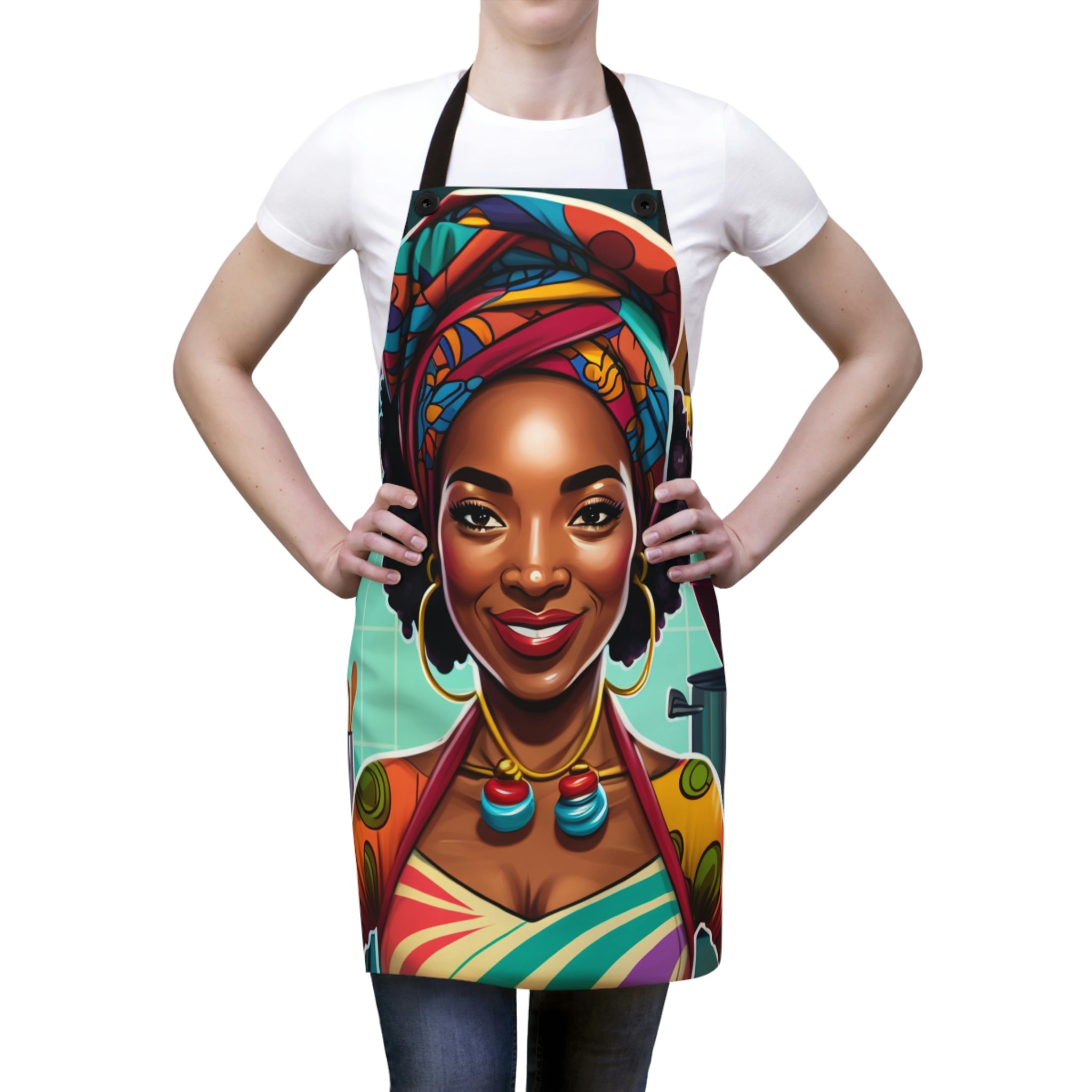 Apron, Colorful Apron, African American Apron