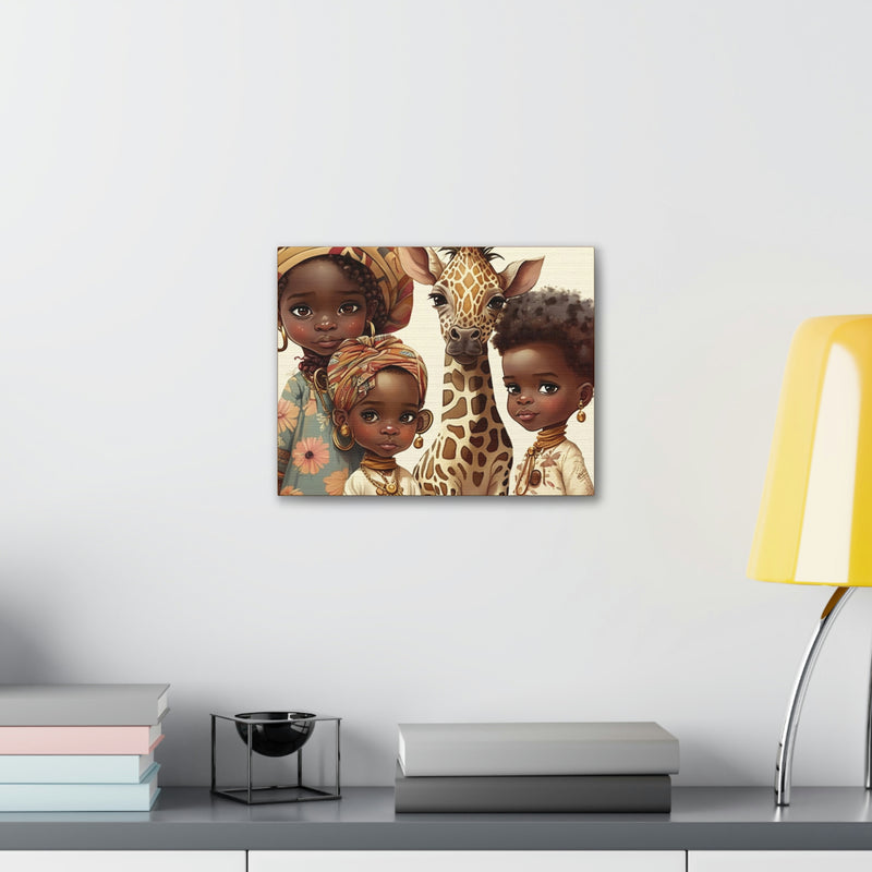 African Canvas, Canvas for Home Decor, Wall Decoration, Housewarming Gift