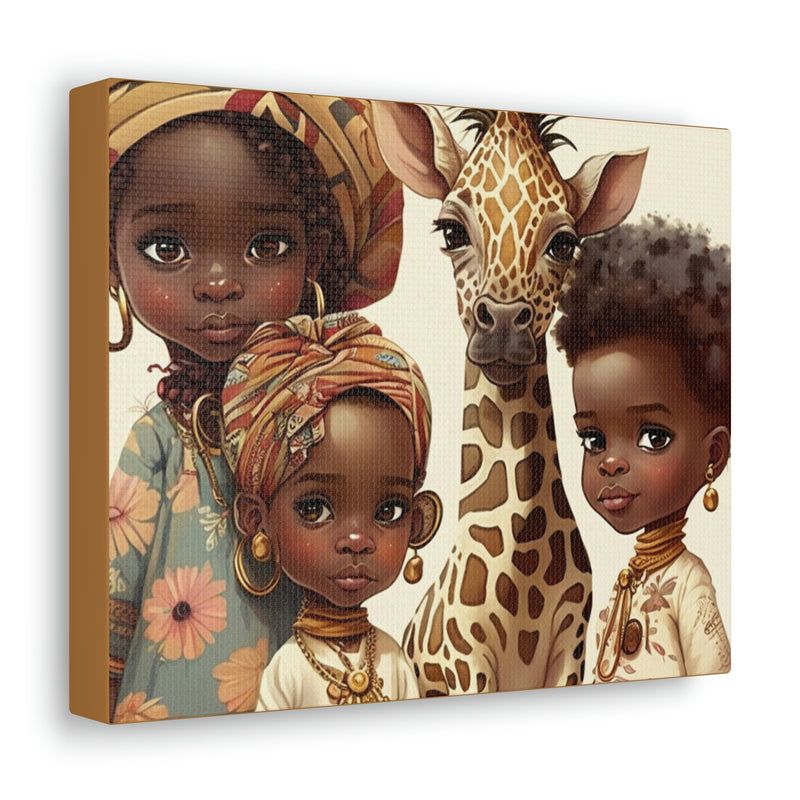 African Canvas, Canvas for Home Decor, Wall Decoration, Housewarming Gift