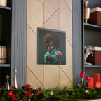 Cute Afro Girls Canvas, Canvas for Home Decor, Wall Decoration, Girl Canvas