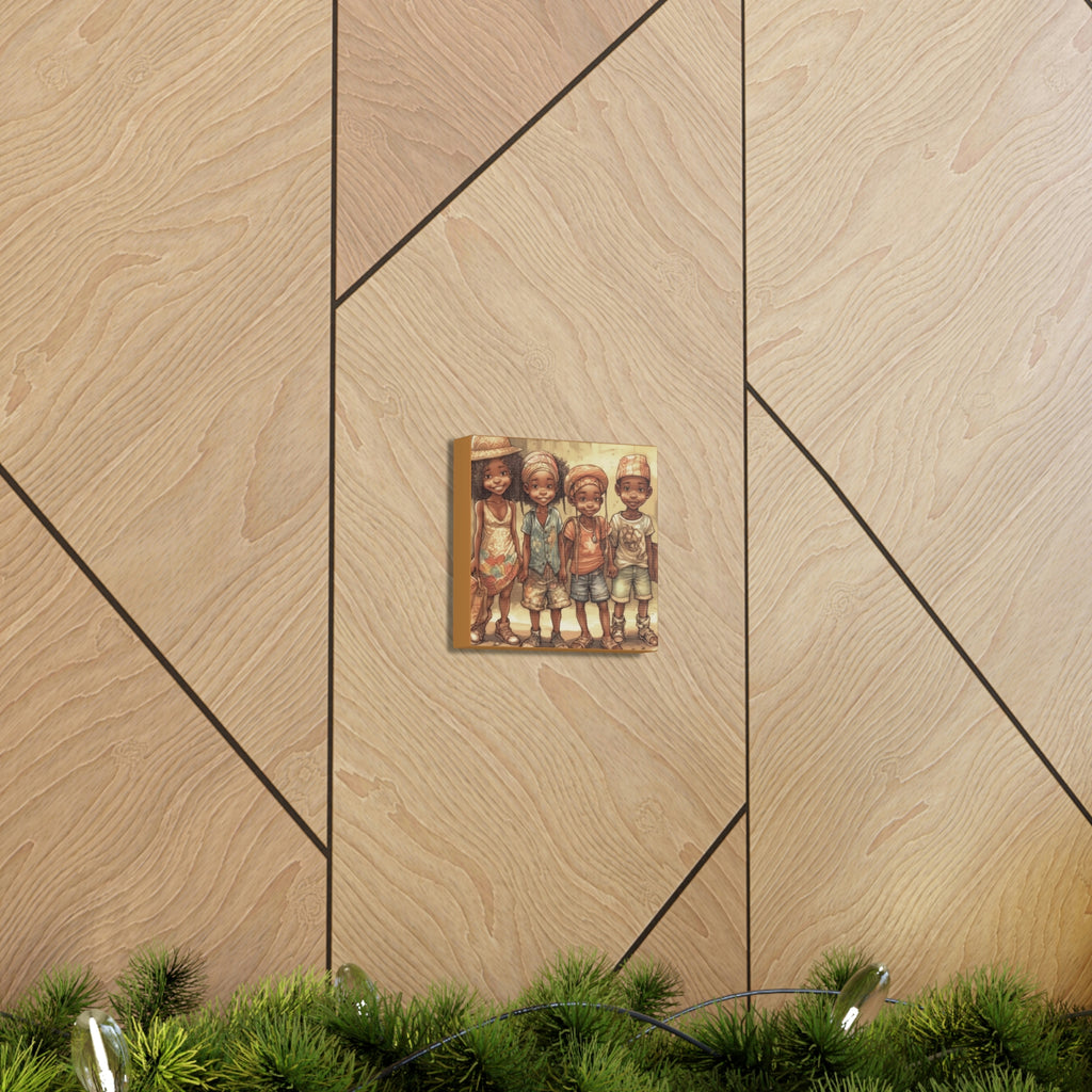 African Canvas, Canvas for Home Decor, Wall Decoration, Housewarming Gift,