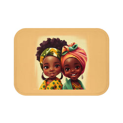 Bath Mat, Cute Afro Girls, Bathroom Mat