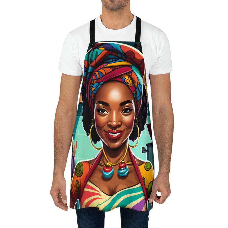 Apron, Colorful Apron, African American Apron