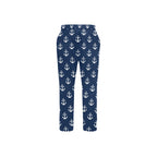 Navy/Anchors Men's All Over Print Casual Trousers