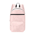 Pink Flower Design Large Capacity Travel Backpack (Model 1691)