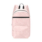 Pink Flower Design Large Capacity Travel Backpack (Model 1691)