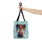Tote Bag, Spring Tote, Afro Girls Tote